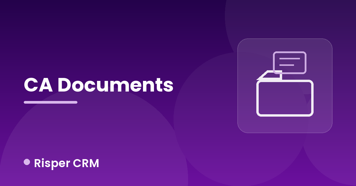 Document Management for Chartered Accountant Practices