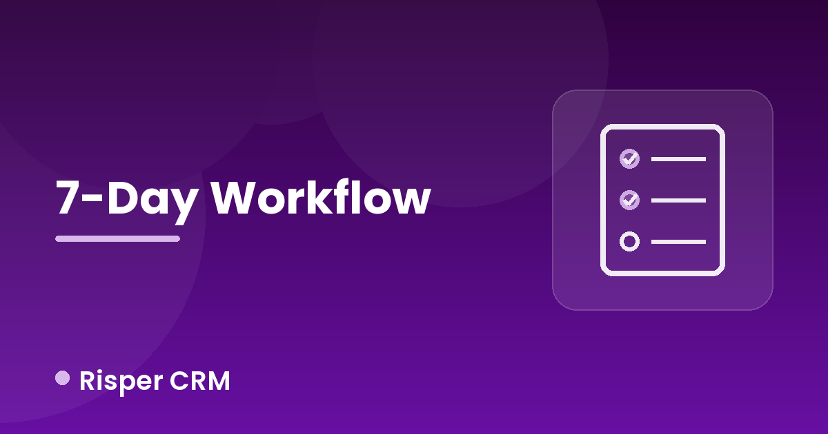 From Enquiry to Engagement: A 7-Day Onboarding Workflow