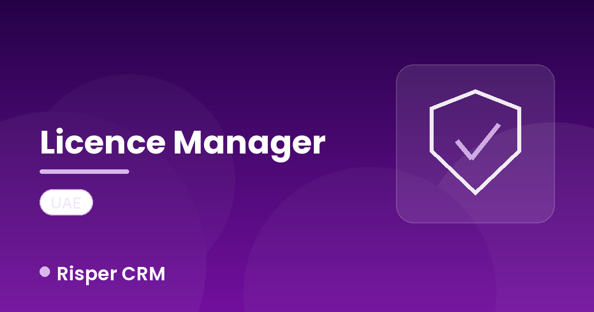 Managing Multiple Trade Licences in One System