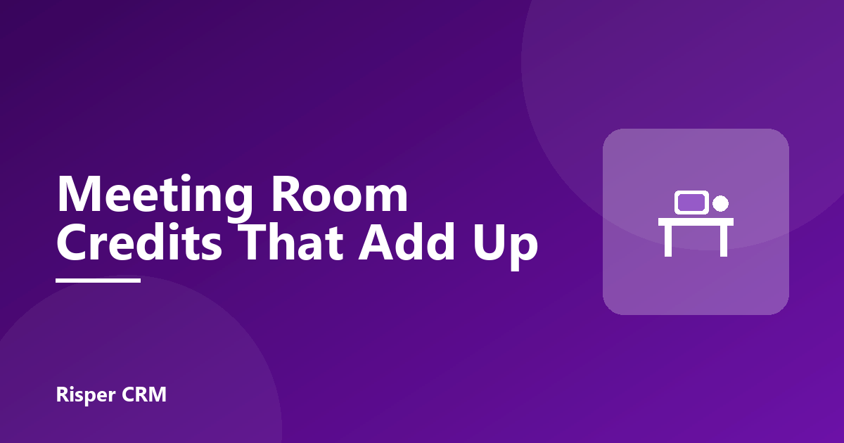 Meeting Room Credits, Overages and the Invoice That Never Matches